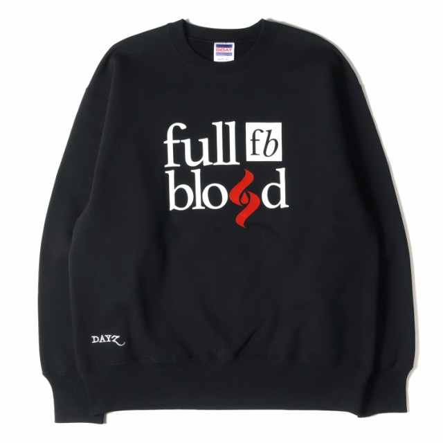 RATS FULL BLOOD CREW NECK ブラックMサイズ