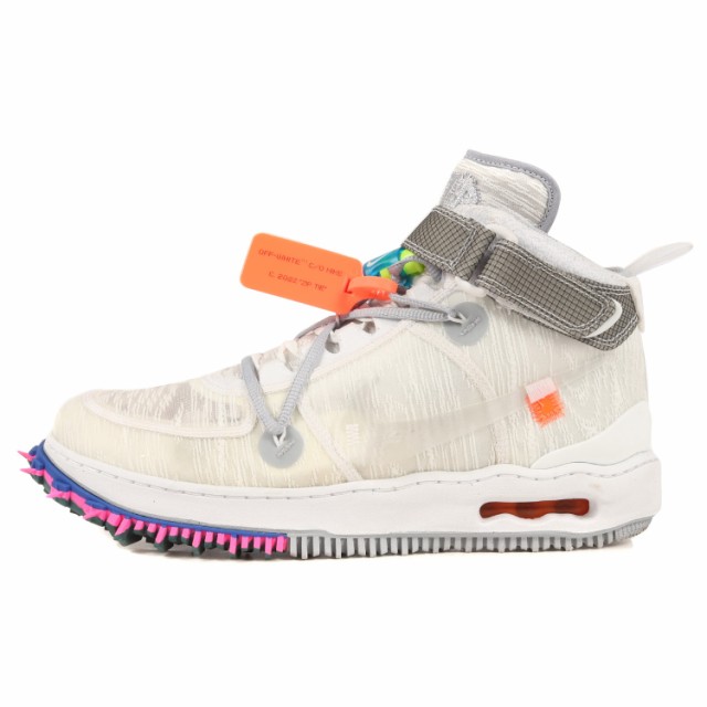 <br>NIKE ナイキ/NIKE×OFF−WHITE AIR FORCE 1 MID SP/ホワイト/D06290-100/メンズスニーカー/Sランク/01