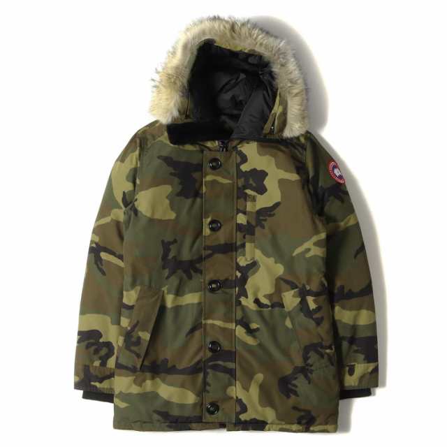 CANADA GOOSE カナダグース ダウンジャケット 迷彩柄 ファー フード