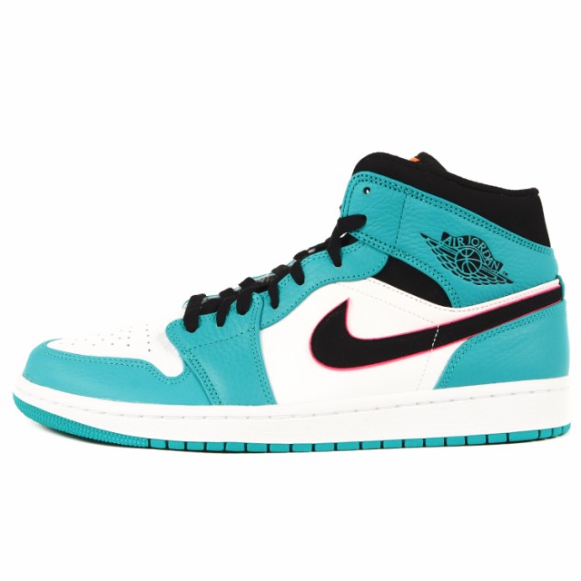 NIKE ナイキ AIR JORDAN 1 MID SE SOUTH BEACH (852542-306) 日本未発売 2018年 エアジョーダン1 ミッド サウスビーチ ターボグリーン ブラック サイズ：US10.5 28.5cm スニーカー【メンズ】