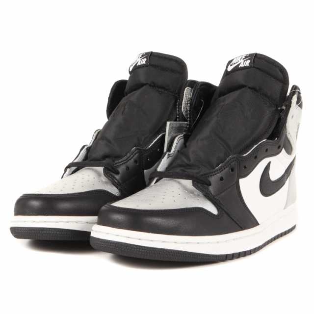 NIKE ナイキ WMNS AIR JORDAN 1 HIGH OG SILVER TOE (CD0461-001) 2021年 ウィメンズ  エアジョーダン1 ハイ シルバー トゥ ブラック メタ｜au PAY マーケット