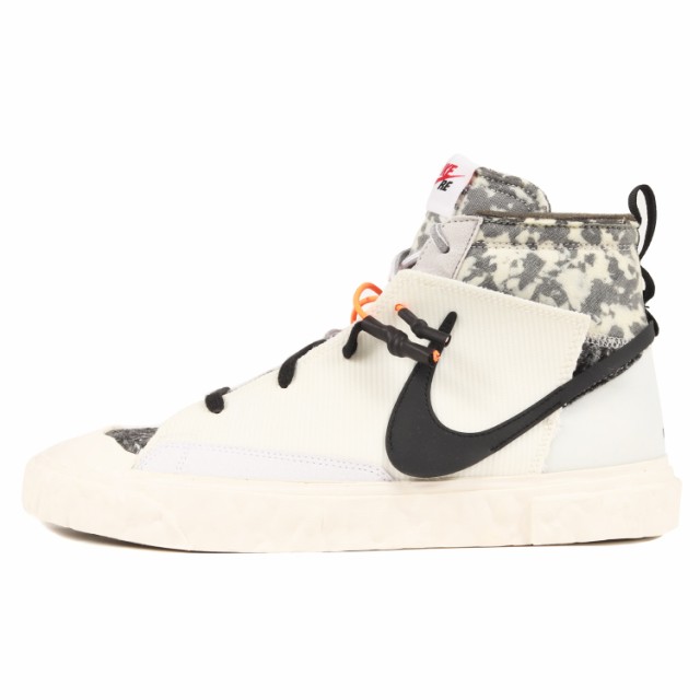 READYMADE レディメイド NIKE BLAZER MID WHITE (CZ3589-100) 21SS ナイキ ブレザー ミッド ホワイト  ブラック 白黒 サイズ：US10.5 28.5｜au PAY マーケット