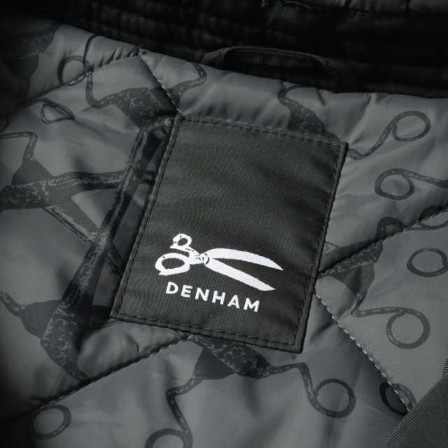 DENHAM デンハム コート フーデッド ナイロン ハイネック パテッドコート GUIDE TA アウター ジャケット ブルゾン ブラック 黒 XS  【メン｜au PAY マーケット