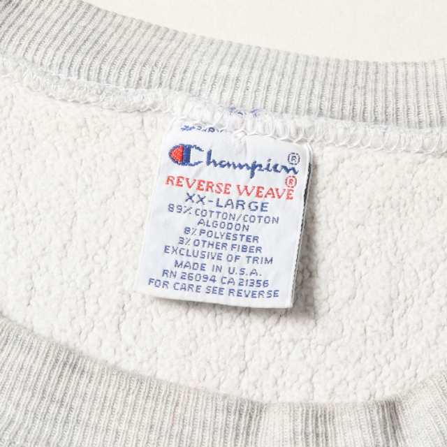 Champion チャンピオン スウェット 90s 刺繍タグ リバースウィーブ カレッジ スウェットシャツ USA製 4段プリント グスタフ  アドルフス大｜au PAY マーケット