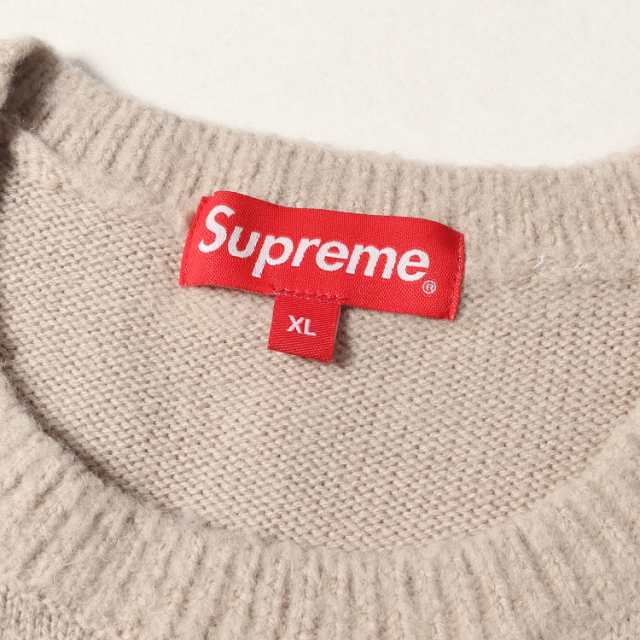supreme シュプリーム　ロゴ　ニット　セーター　XL