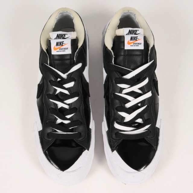 Sacai サカイ NIKE BLAZER LOW SACAI BLACK PATENT DM6443-001 22SS ナイキ ブレザー ロウ サカイ スニーカー ブラック 黒 サイズ：US11 29.0cm コラボ 【メンズ】