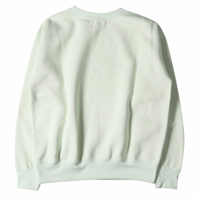 AURALEE BAGGY POLYESTER SWEAT V-NECK