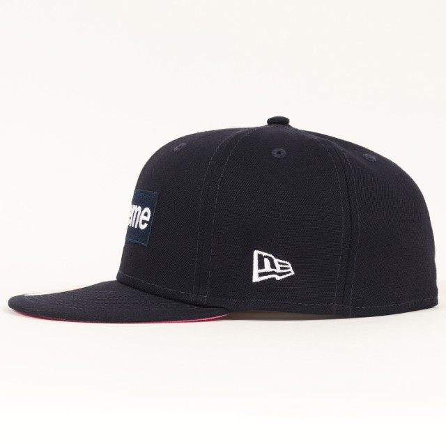 紺★Supreme MLB New Era 1 1/4 Box Logo