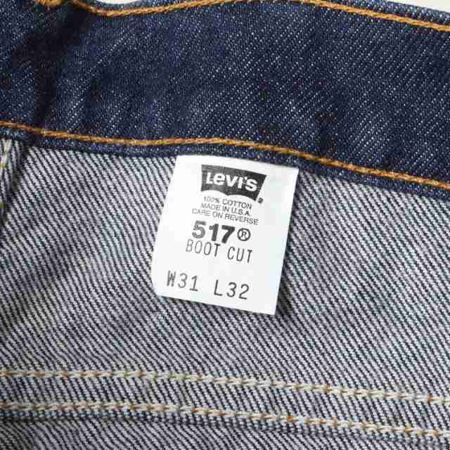 Levis リーバイス デニムパンツ 517 ブーツカット 40517-0215 / USA製 90s インディゴ 90% 31×32 ボトムス ジーンズ ジーパン 【メンズ】