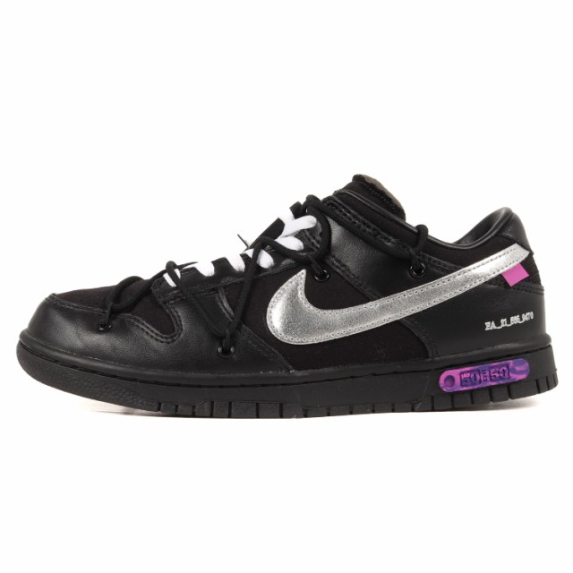 OFF-WHITE オフホワイト 21AW ×NIKE ナイキ DUNK LOW ダンク ロー The 50 1 OF 50 No.49 DM1602-123 スニーカー シューズ 靴 セイル ナチュラルグレー シンプル カジュアル ブランド サイズ：27cm US9【メンズ】【美品】【R038】