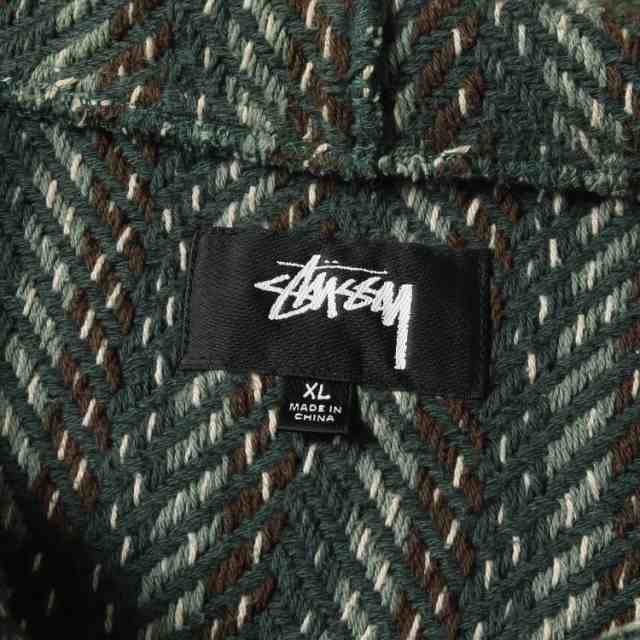 STUSSY ステューシー パーカー UNION ユニオン 30周年記念 メキシカンパーカー フルジップ ポンチョ Zip Poncho 21SS  グリーン XL トップ｜au PAY マーケット