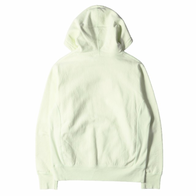 Supreme 2017AW Box Logo Hooded Sweatshirt Peal Lime シュプリーム ボックスロゴフーデッドスウェットシャツ パールライム プルオーバーパーカー ライムグリーン サイズM【220613】【新古品】【me04】