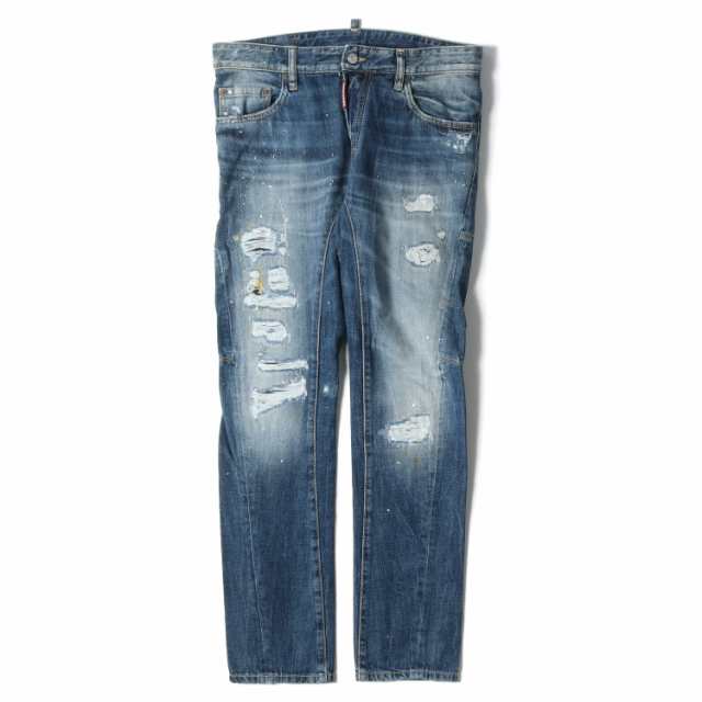 DSQUARED2 TIDY BIKER JEANS ペイント smcint.com