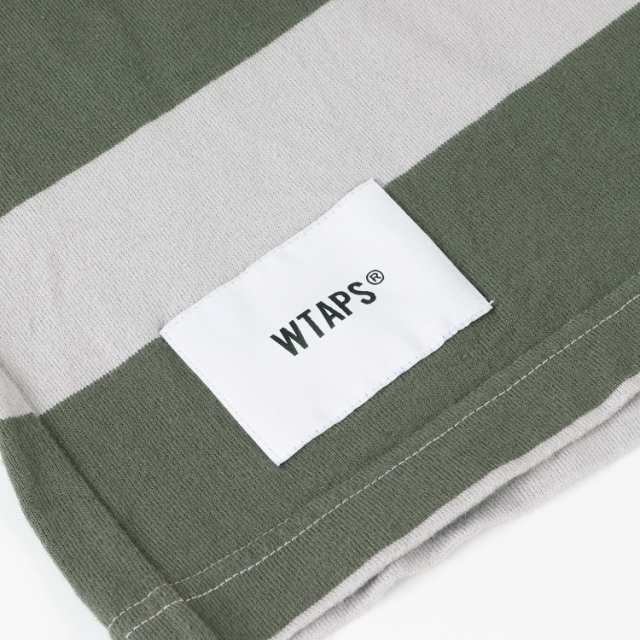 WTAPS ダブルタップス Tシャツ バイカラー ボーダー ロングスリーブ