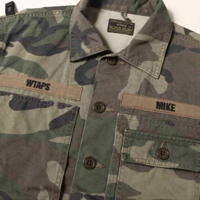 WTAPS ダブルタップス シャツ ウッドランドカモ ミリタリーシャツ HBT ...