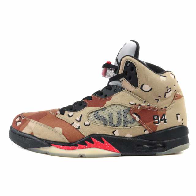 Supreme シュプリーム NIKE AIR JORDAN 5 RETRO SUPREME (824371-201) 15AW ナイキ  エアジョーダン5 レトロ バンブー サイズ：US10.5 28.｜au PAY マーケット