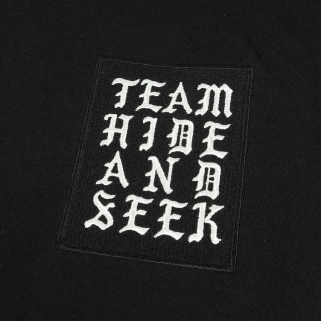 HideandSeek ハイドアンドシーク パーカー ボックスロゴ スウェットパーカー TEAM H&S HOODED SWEATSHIRT ブラック 黒 XL トップス BOX LOGO フーディー スウェットシャツ 【メンズ】