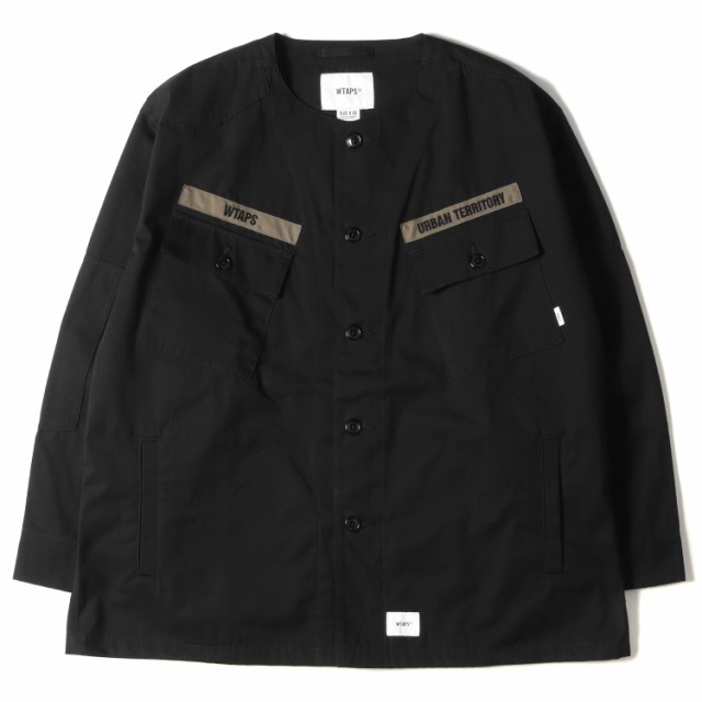 WTAPS ダブルタップス ジャケット ノーカラー ミリタリー シャツ