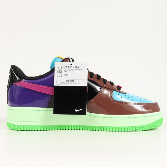 ナイキ ×アンディフィーテッド UNDEFEATED  AIR FORCE 1 LOW SP DV5255-200 エアフォース1 ローマルチカラースニーカー メンズ 27.5cm