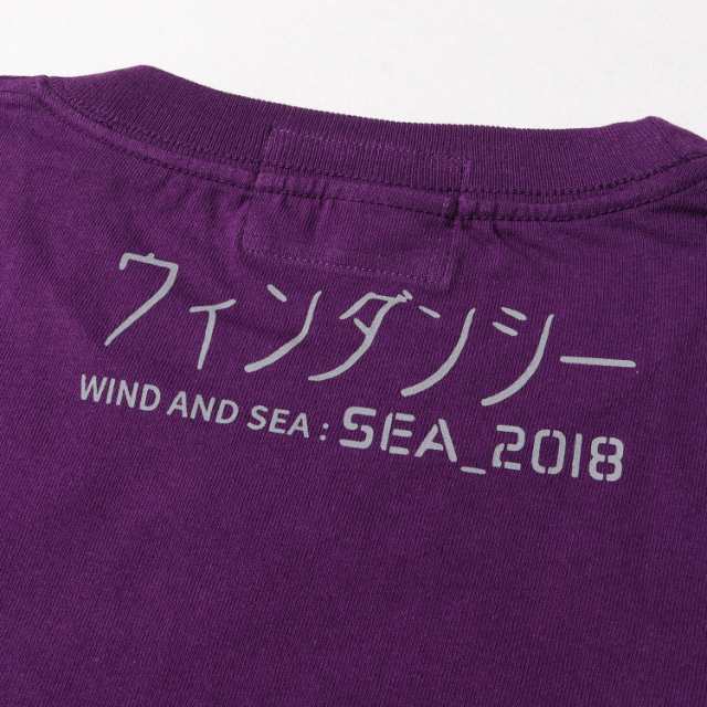 WIND AND SEA ウィンダンシー Tシャツ サイズ:XL 攻殻機動隊 SAC_2045 草薙素子 クルーネック 半袖 22AW パープル  トップス カットソー ｜au PAY マーケット