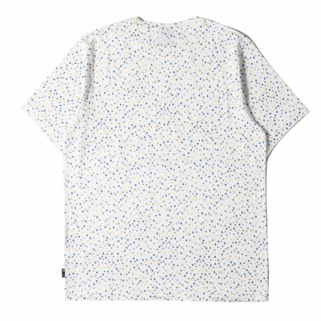 Paul Smith ポールスミス Tシャツ サイズ:L パネルボーダー 切替 クルーネック 半袖 Tシャツ 119503 136E 杢調 ごま塩 JEANS グレー パープル トップス カットソー 【メンズ】