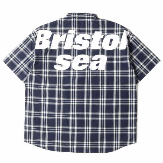 F.C.Real Bristol エフシーレアルブリストル シャツ サイズ:M WIND AND SEA コラボロゴ チェック バギー 半袖シャツ  S/S BAGGY SHIRT 22S｜au PAY マーケット