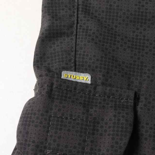 STUSSY ステューシー パンツ サイズ:36 T/C 総柄 ワーク ショーツ USA製 00s グレー ボトムス ショートパンツ オーバーサイズ  【メンズ】｜au PAY マーケット