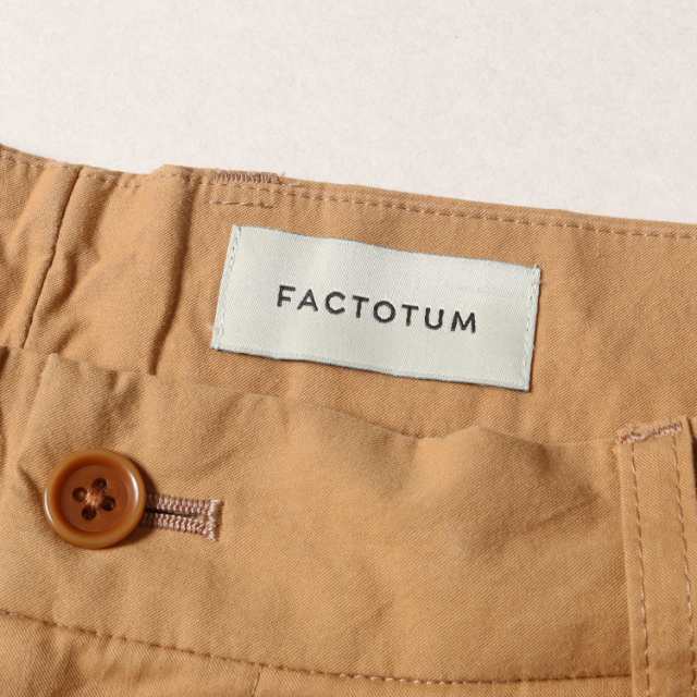 FACTOTUM ファクトタム パンツ ワンタック ストレート スラックス