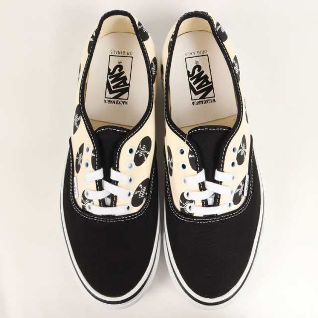 WACKO MARIA ワコマリア サイズ:29.0cm 21SS VANS VAULT OG AUTHENTIC LX バンズ ボルト  オーセンティック レコード柄 クラシックホワイ｜au PAY マーケット