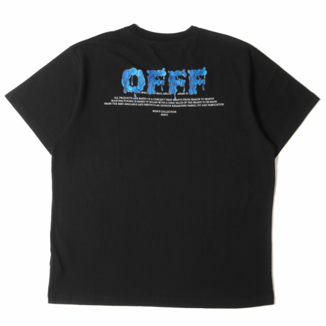 OFF-WHITE オフホワイト Tシャツ サイズ:M ブランドロゴ オーバー