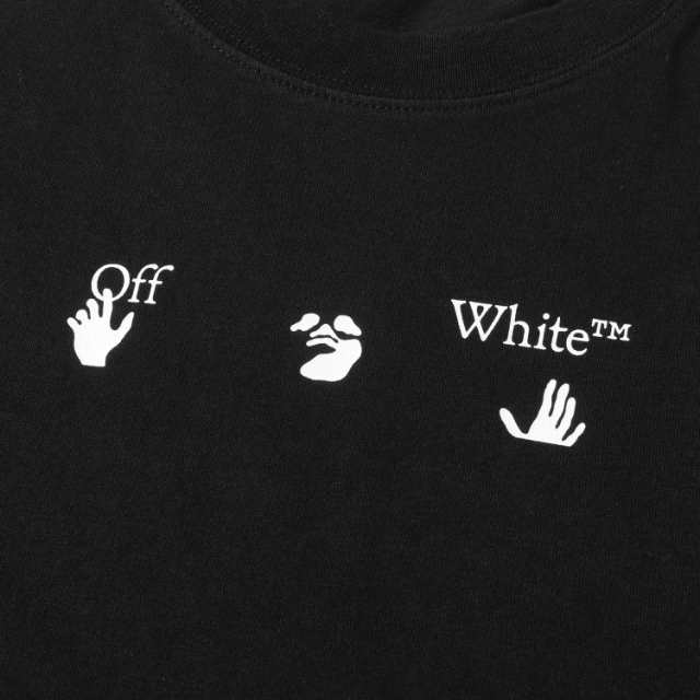 OFF-WHITE オフホワイト Tシャツ サイズ:M ブランドロゴ オーバー