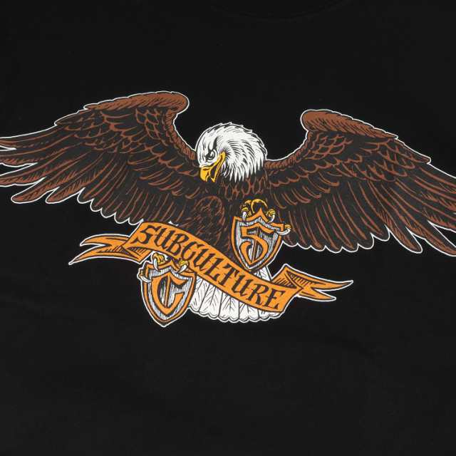 トップスサブカルチャー SUBCULTURE EMBLEM EAGLE Tシャツ - Tシャツ