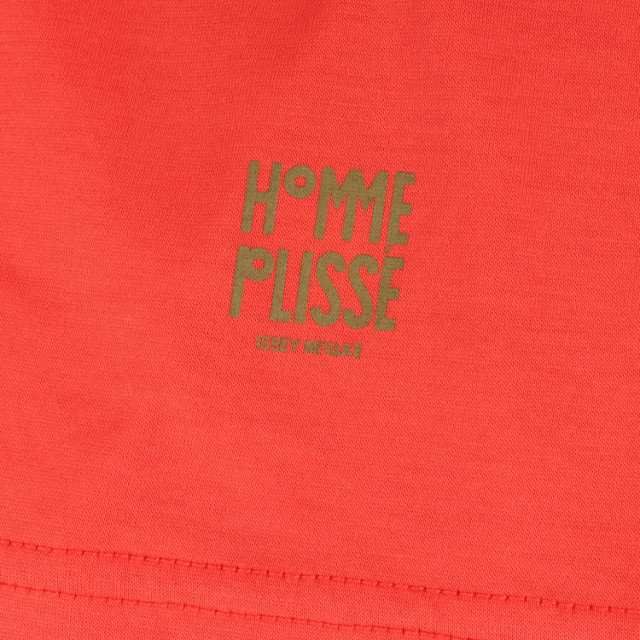 ISSEY MIYAKE イッセイミヤケ Tシャツ グラフィック プリント クルーネック HP51JK304 HOMME PLISSE レッド 赤 日本製 トップス カットソー 半袖 【メンズ】