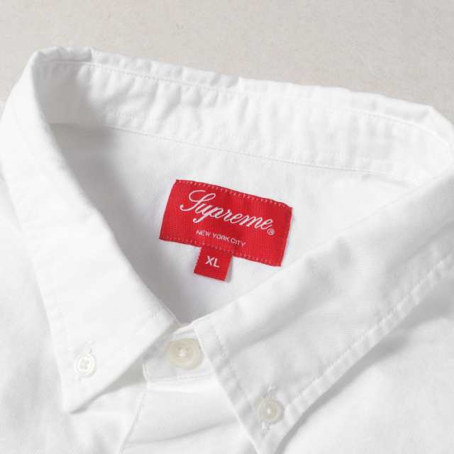 レア】supreme OXFORDオックスフォードボタンダウンシャツ S 白 - シャツ