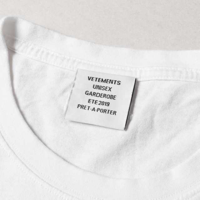 VETEMENTS ヴェトモン Tシャツ サイズ:L グルジアロゴ クルーネック T ...