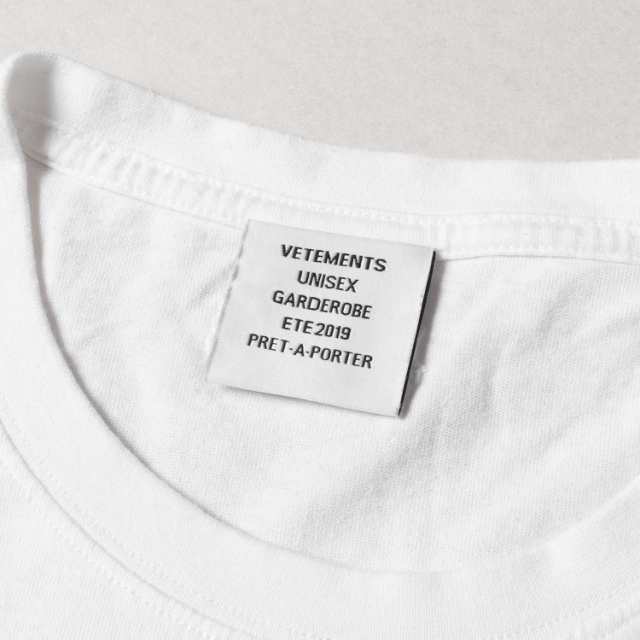 19/SS VETEMENTS ロゴTシャツ L