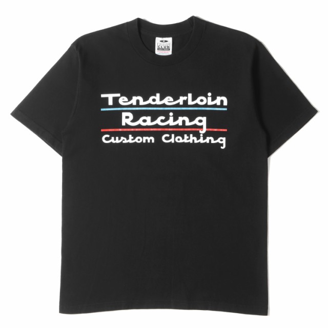 TENDERLOIN テンダーロイン Tシャツ サイズ:M Racingロゴ ヘビー クルーネック Tシャツ TEE TR 17SS ブラック 黒  PRO CLUB プロクラブ トの通販はau PAY マーケット - ブランド古着のBEEGLE by Boo-Bee | au PAY  マーケット－通販サイト