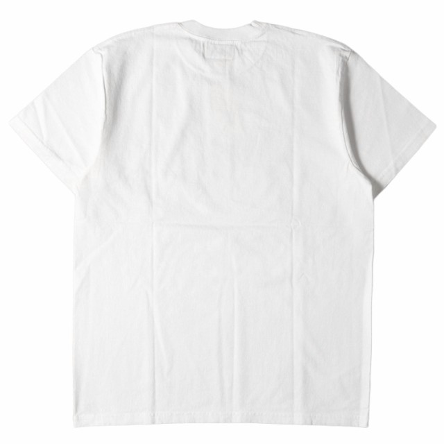 PHERROWS フェローズ Tシャツ サイズ:XL ブランドロゴ ヘビー クルーネック Tシャツ 17SS ホワイト 白 トップス カットソー 半袖 【メンズ】