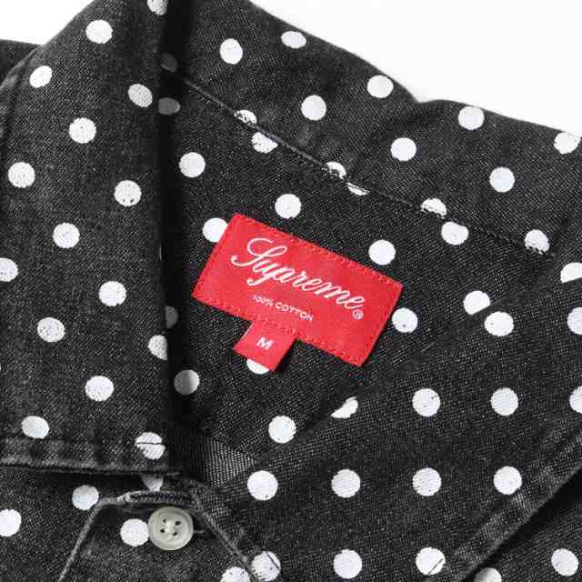 supreme  polka dot denim shirt  Mサイズメンズ