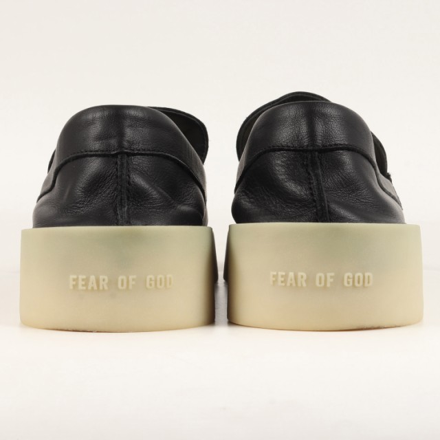 FEAR OF GOD フィアオブゴッド サイズ:43(27.5cm位) 21SS レザー ローファー シューズ THE LOAFER ブラック 黒 ローカット スニーカー 靴 イタリア製 ブランド【メンズ】【美品】