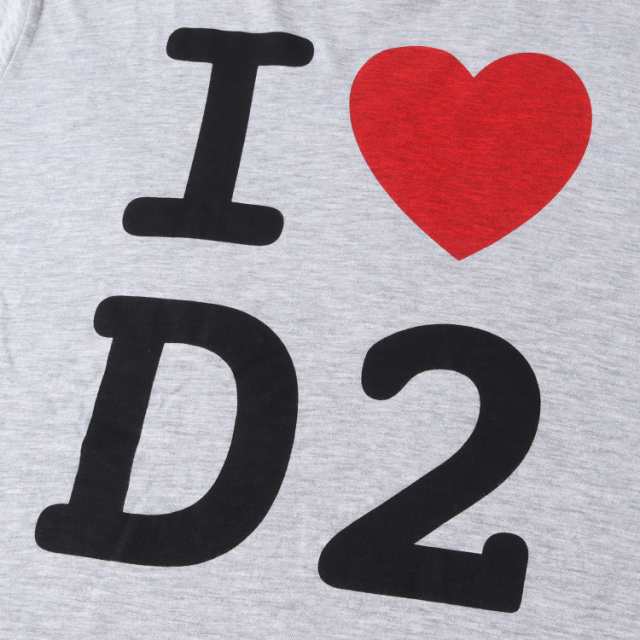 DSQUARED2 ディースクエアード Tシャツ サイズ:XL 20SS I LOVE D2