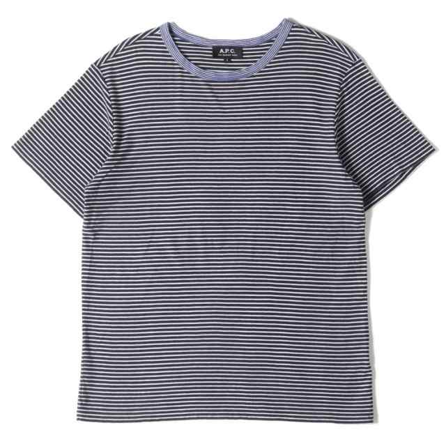 A.P.C. アーペーセー Tシャツ サイズ:S コットン ボーダー クルー