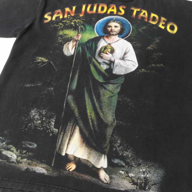 90s SAN JUDAS TADEO 聖ユダ・タダイ アート クルーネック Tシャツ 90