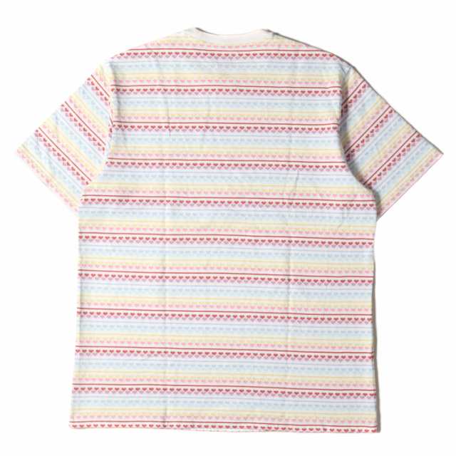 Supreme シュプリーム Tシャツ サイズ:XL 22SS ハート ボーダー