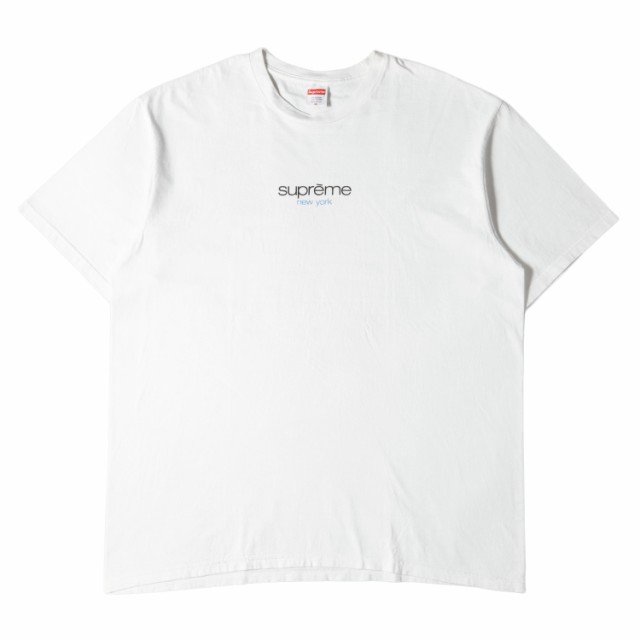 Supreme Tee Nuova York Tee シュプリーム XL 白Tシャツ/カットソー(半袖/袖なし)