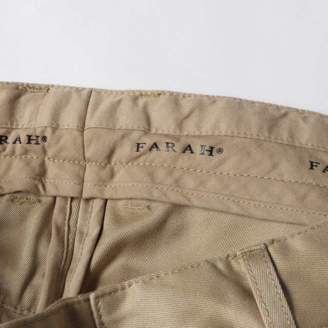 FARAH ファーラー パンツ サイズ:32 22AW ワンタック ワイド チノ ワーク パンツ 1tuck wide pants  FR0202-M4002 トラウザー ベージュ ボ｜au PAY マーケット