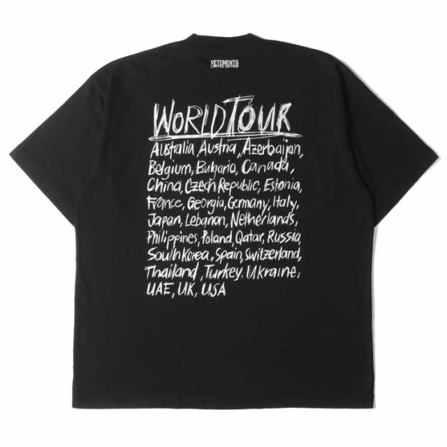 VETEMENTS ヴェトモン Tシャツ サイズ:XS 22SS ワールドツアー