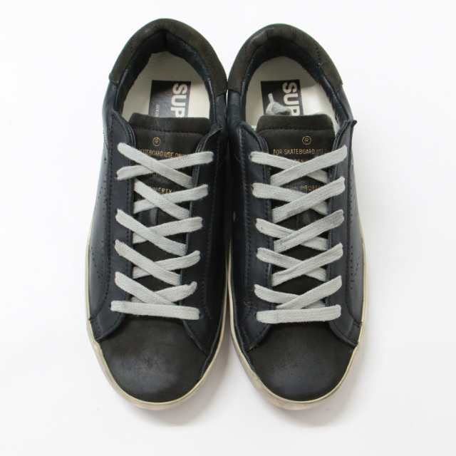 GOLDEN GOOSE ゴールデングース スニーカー ローカット シューズ 靴 ブラック系 黒 サイズ：23cm 36 レースアップ  ヴィンテージ加工 レザの通販はau PAY マーケット - ブランド古着のBEEGLE by Boo-Bee | au PAY マーケット－通販サイト