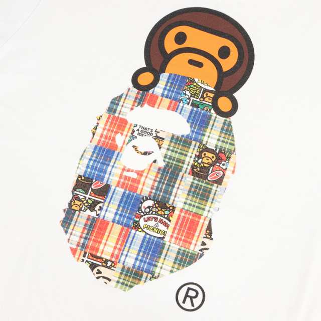 A BATHING APE ア ベイシング エイプ Tシャツ サイズ:M パッチワーク