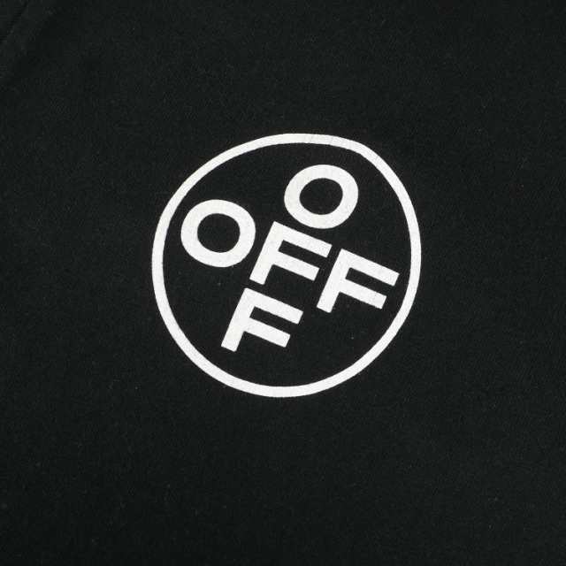 OFF-WHITE オフホワイト Tシャツ サイズ:XS ステンシル アロー クルーネック 半袖 オーバーサイズ Tシャツ STENCIL S/S OVER TEE 19SS ブラック 黒 トップス カットソー 【メンズ】